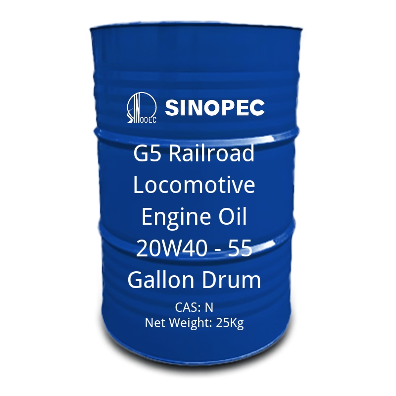 G5 Railroad Locomotive Engine Oil 20W40 - 55 Gallon Drum-cas-N