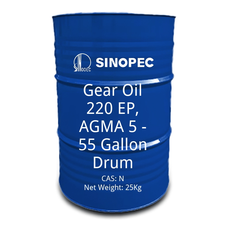 Gear Oil 220 EP, AGMA 5 - 55 Gallon Drum-cas-N