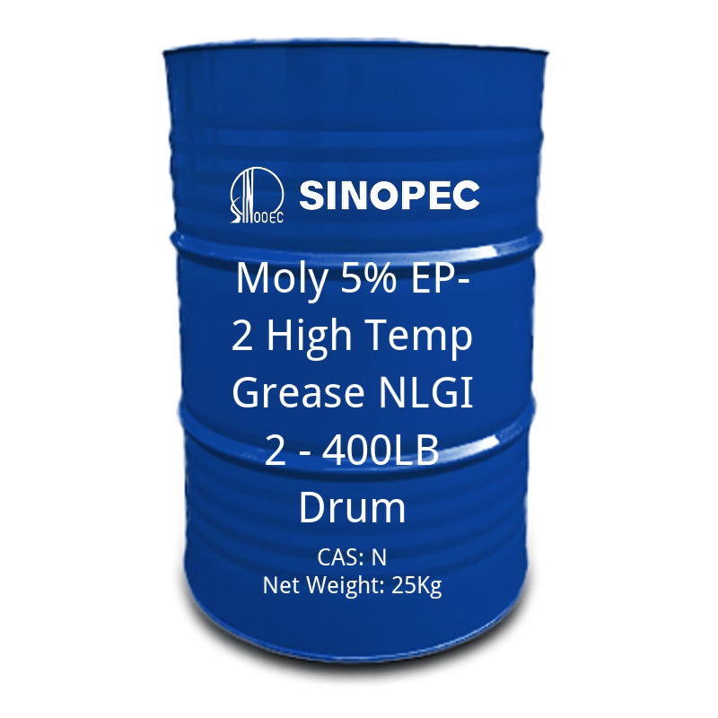 Moly 5% EP-2 High Temp Grease NLGI 2 - 400LB Drum-cas-N