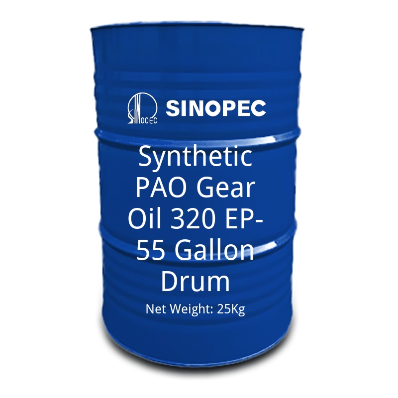 Synthetic PAO Gear Oil 320 EP- 55 Gallon Drum-cas-68649-11-6